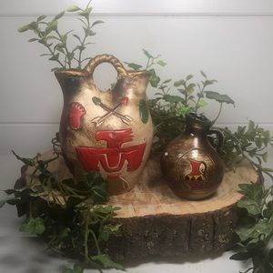 Native American Style Vases (2)